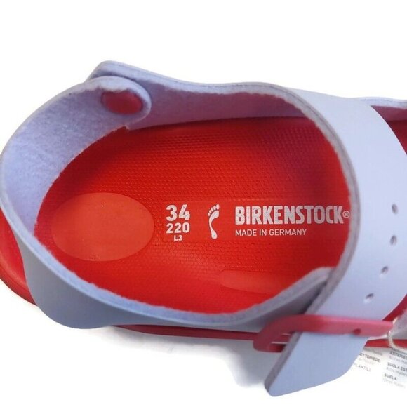 Birkenstock Womens Size 3 EU 34 Mogami Adjustable Sandals Purple Pink NARROW Fit - Picture 3 of 9